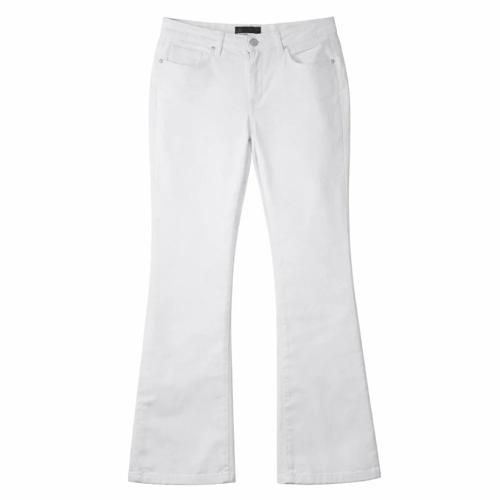 NWT BANANA REPUBLIC Wide Leg White Jeans Size 6P